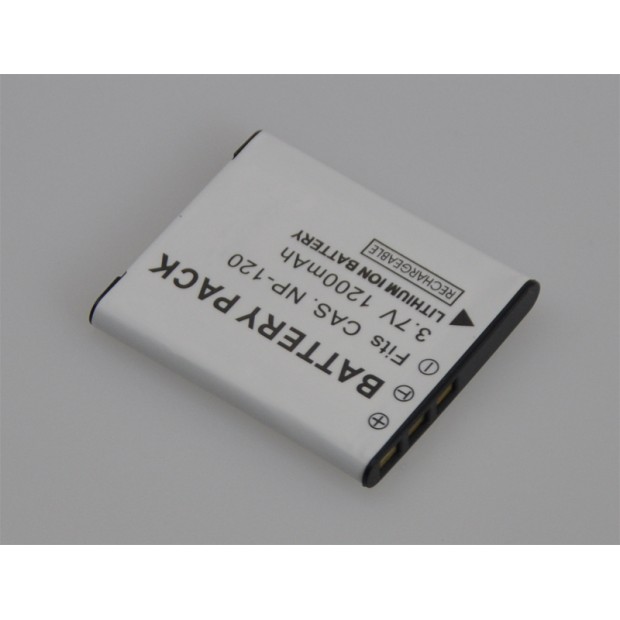 Replace Battery for Casio NP-120 Camera UK