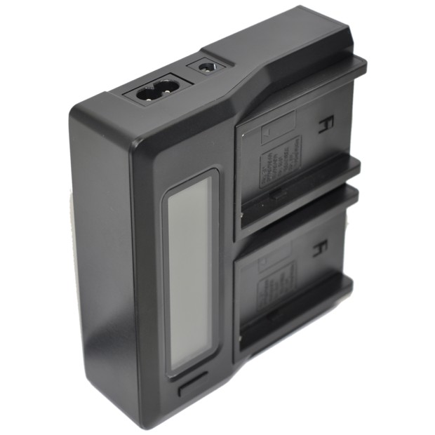 Battery Charger for Olympus BLN-1 AC Dual LCD UK