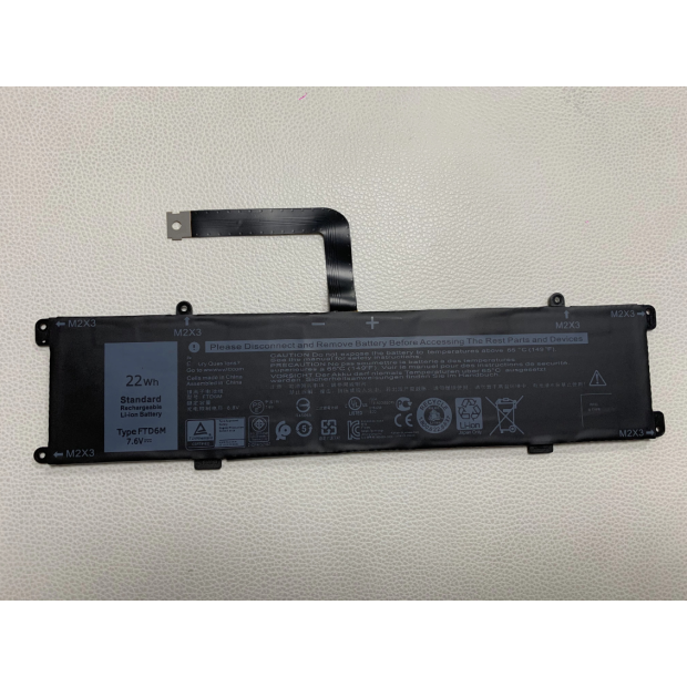 Battery For Dell FTD6M - 22Wh (Please note Spec. of original item )
