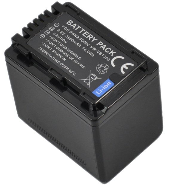  Replacement For Panasonic VW-VBT380 Battery