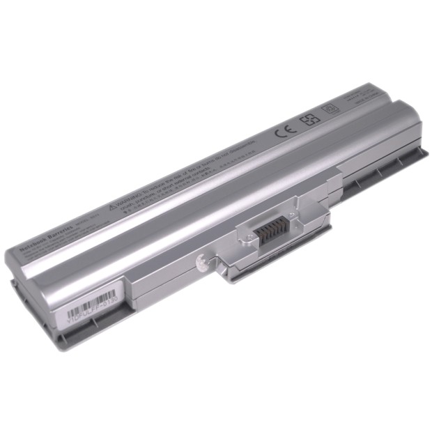 Battery for Sony VGP-BPS13A/S VGP-BPS13S VGP-BPS13/Q BPS13/B Vaio VGN-FW21M - 12Cells sliver 